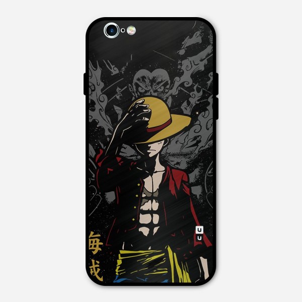 Dark Luffy Art Metal Back Case for iPhone 6 6s