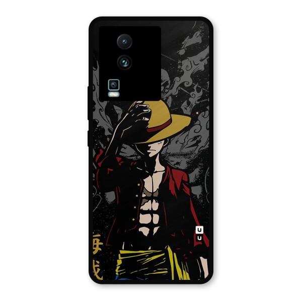 Dark Luffy Art Metal Back Case for iQOO Neo 7