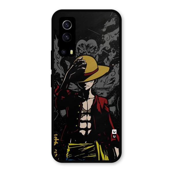 Dark Luffy Art Metal Back Case for iQOO Z3