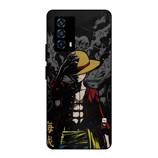 Dark Luffy Art Metal Back Case for iQOO Z5