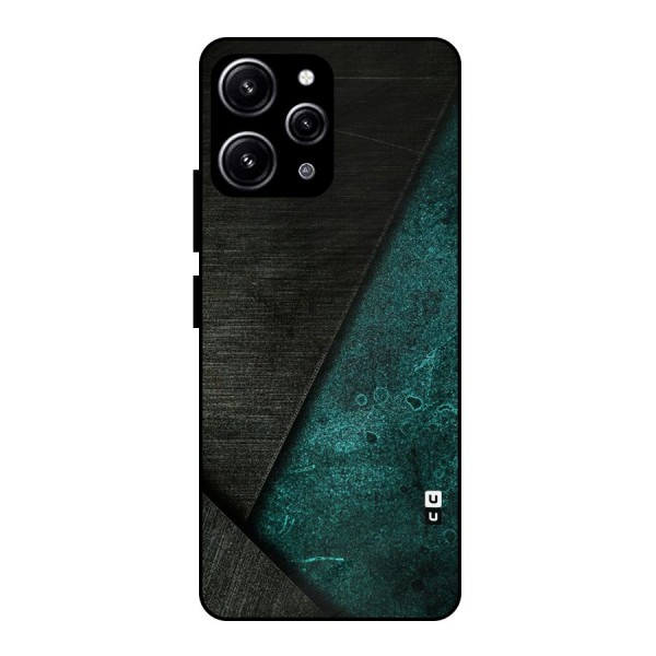 Dark Olive Green Glass Back Case for Redmi 12 4G