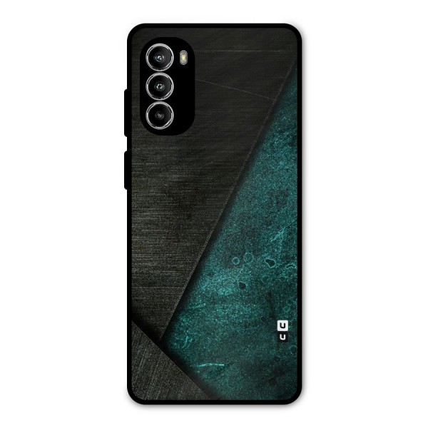Dark Olive Green Metal Back Case for Moto G82
