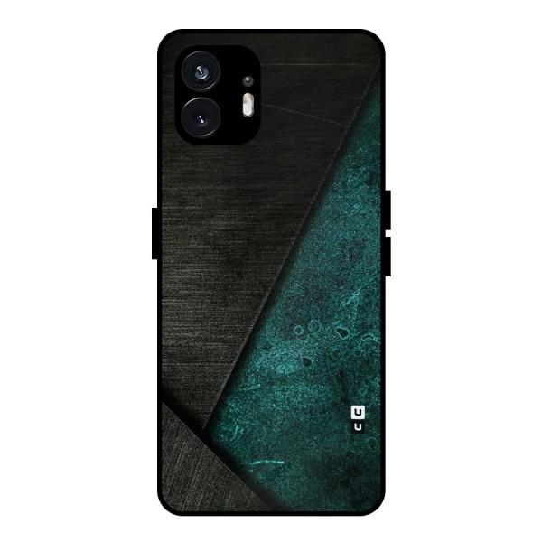 Dark Olive Green Metal Back Case for Nothing Phone 2