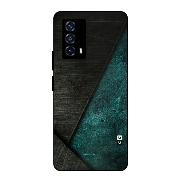 Dark Olive Green Metal Back Case for iQOO Z5