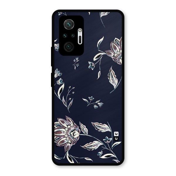 Dark Petals Metal Back Case for Redmi Note 10 Pro