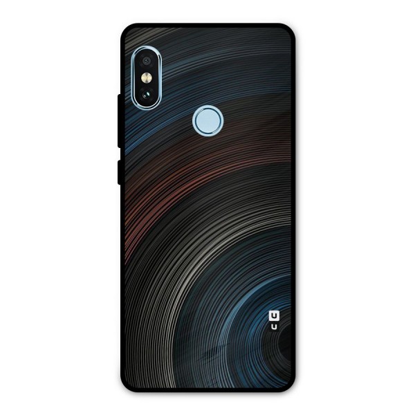 Dark Shade Swirls Metal Back Case for Redmi Note 5 Pro