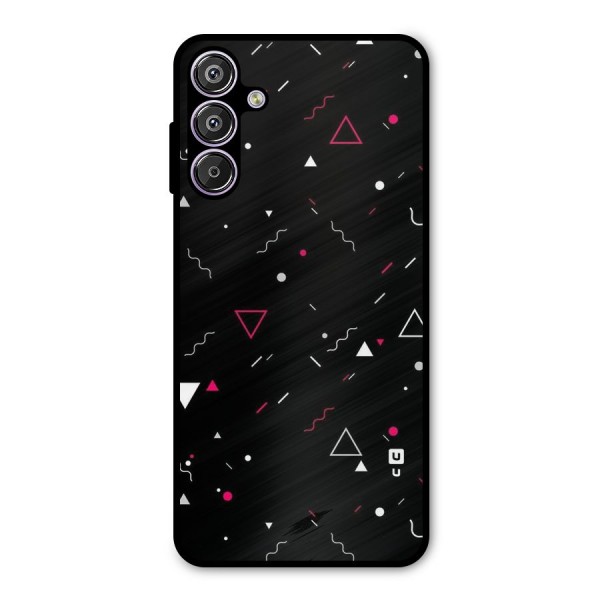 Dark Shapes Design Metal Back Case for Galaxy F15