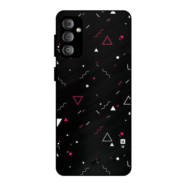 Dark Shapes Design Metal Back Case for Galaxy F23