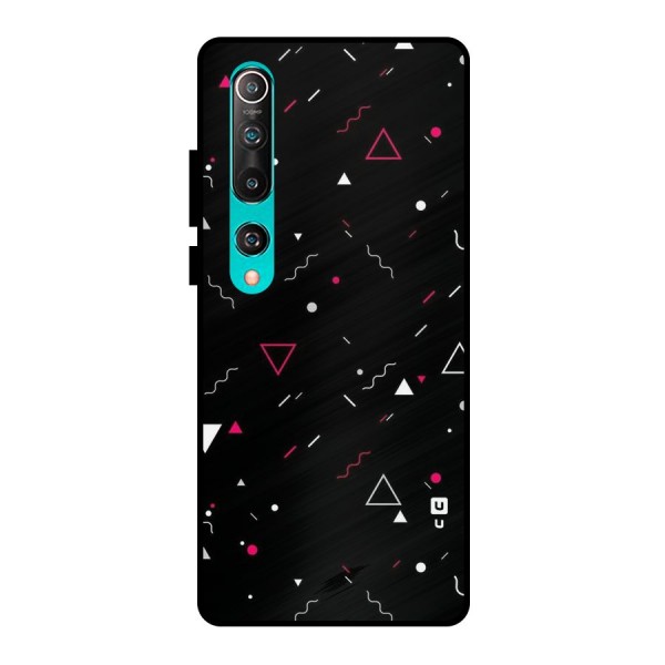Dark Shapes Design Metal Back Case for Mi 10