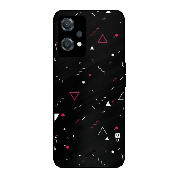 Dark Shapes Design Metal Back Case for OnePlus Nord CE 2 Lite 5G