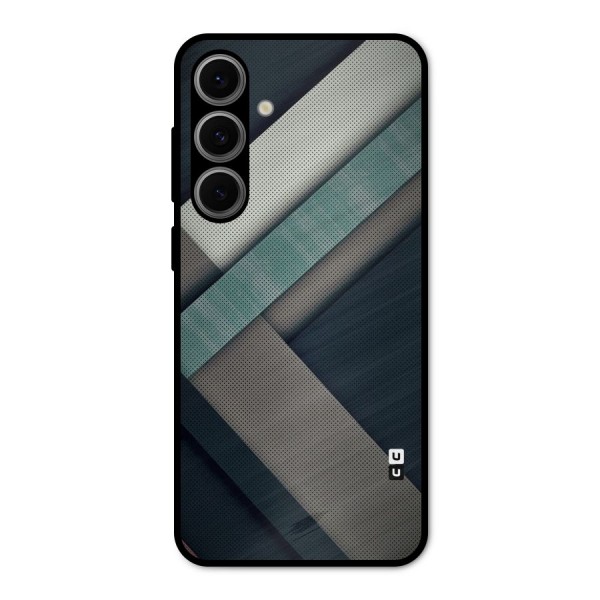 Dark Stripes Metal Back Case for Galaxy S24 FE