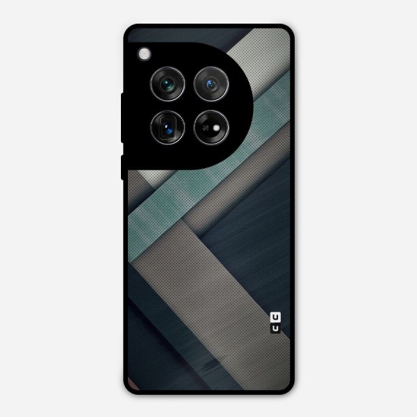 Dark Stripes Metal Back Case for OnePlus 12