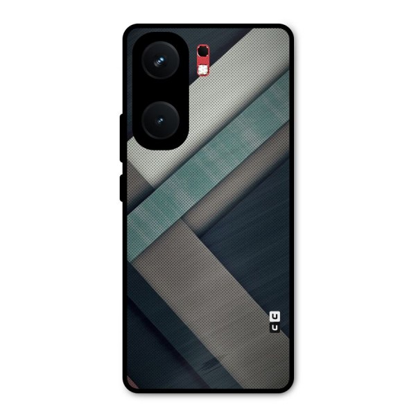 Dark Stripes Metal Back Case for iQOO Neo 9 Pro