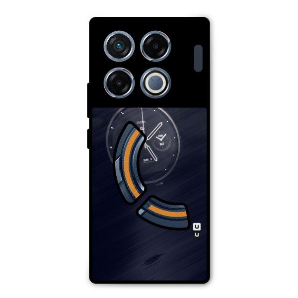 Dark Watch Metal Back Case for Infinix GT 20 Pro