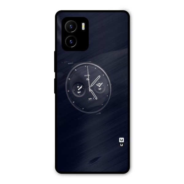 Dark Watch Metal Back Case for Vivo Y15s