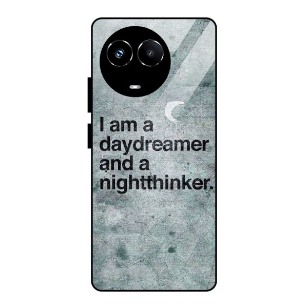 Day Dreamer Night Thinker Glass Back Case for Realme Narzo 60X