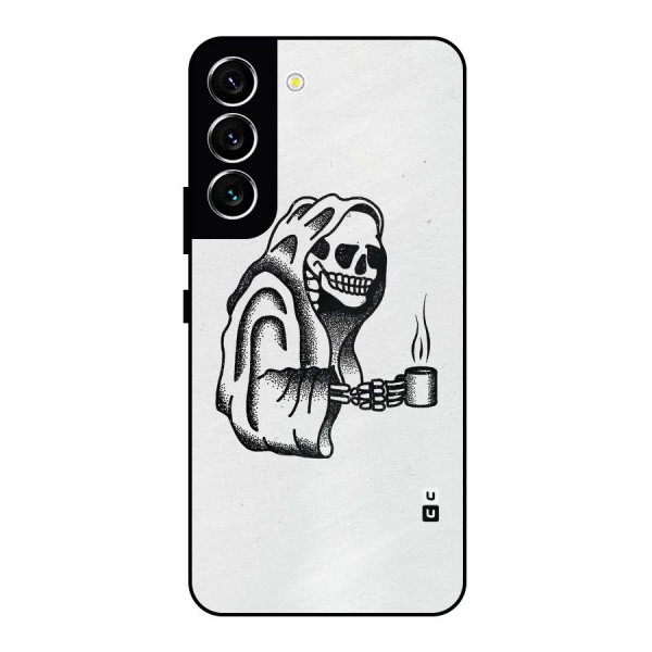 Dead But Coffee Metal Back Case for Galaxy S22 5G