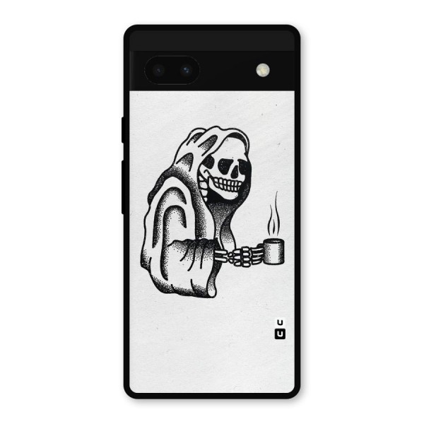 Dead But Coffee Metal Back Case for Google Pixel 6a