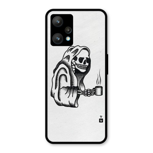 Dead But Coffee Metal Back Case for Realme 9