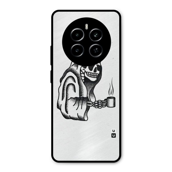 Dead But Coffee Metal Back Case for Realme P1