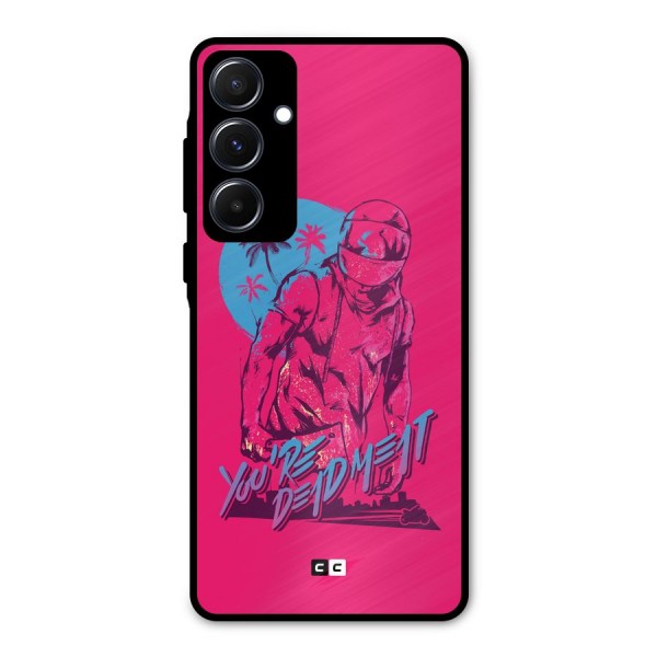 Dead Meat Metal Back Case for Galaxy A55