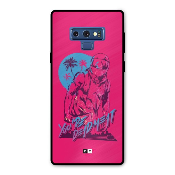 Dead Meat Metal Back Case for Galaxy Note 9