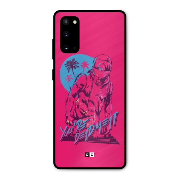 Dead Meat Metal Back Case for Galaxy S20