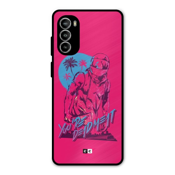 Dead Meat Metal Back Case for Moto G52