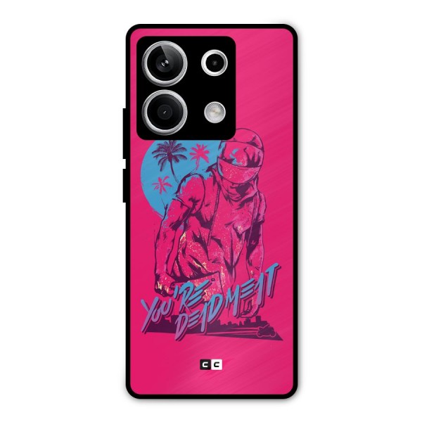Dead Meat Metal Back Case for Redmi Note 13 5G