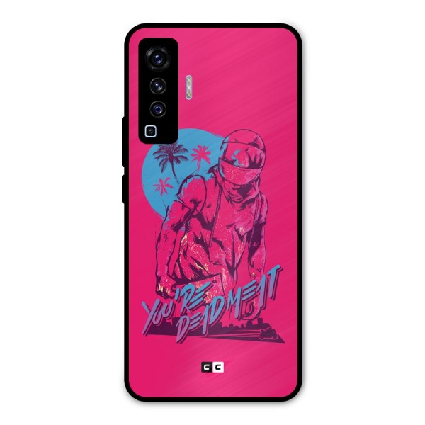 Dead Meat Metal Back Case for Vivo X50