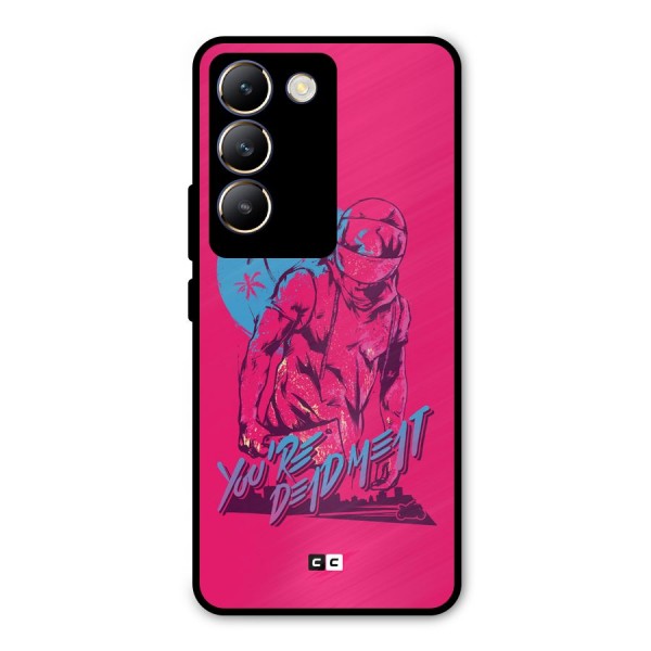 Dead Meat Metal Back Case for Vivo Y200e