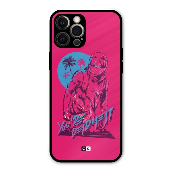Dead Meat Metal Back Case for iPhone 12 Pro Max
