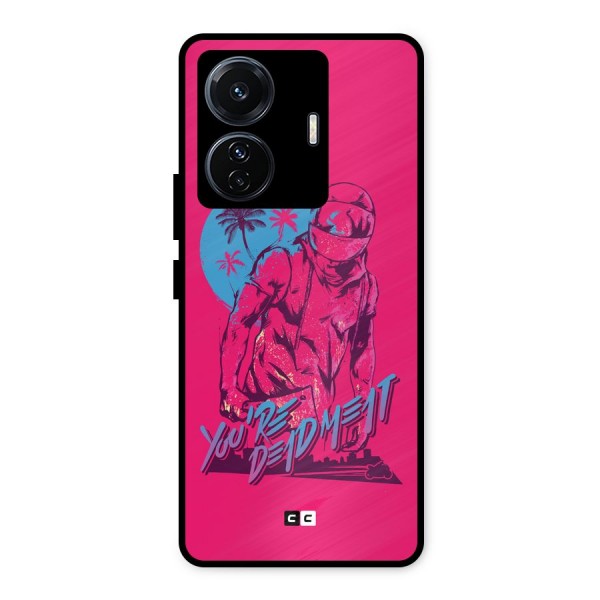 Dead Meat Metal Back Case for iQOO Z6