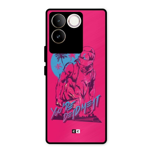 Dead Meat Metal Back Case for iQOO Z7 Pro