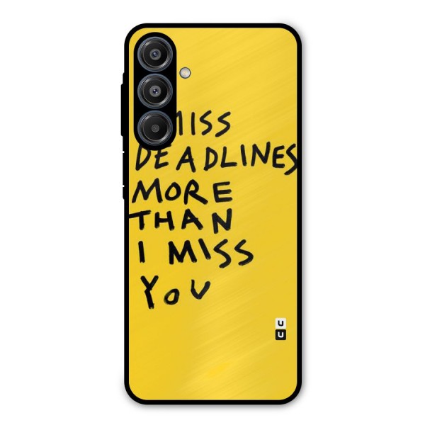 Deadlines Metal Back Case for Galaxy A16 5G