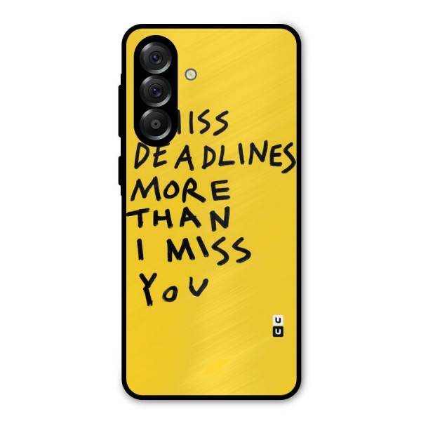 Deadlines Metal Back Case for Galaxy A36