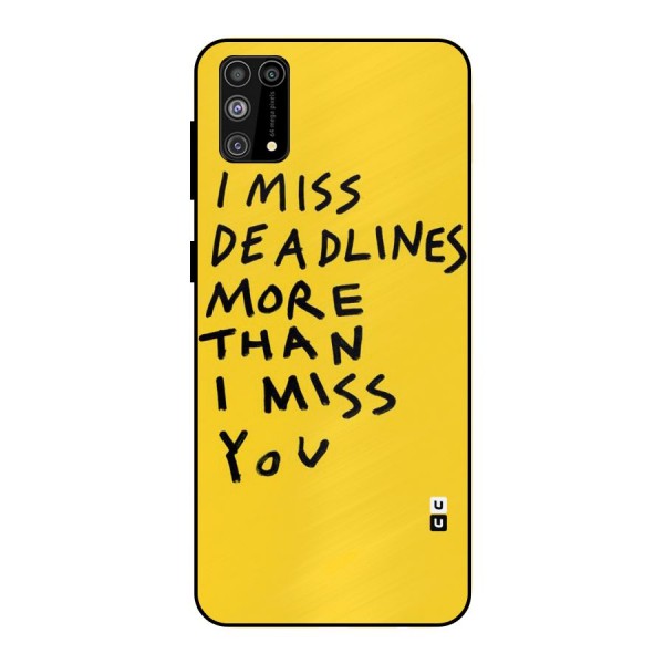 Deadlines Metal Back Case for Galaxy F41