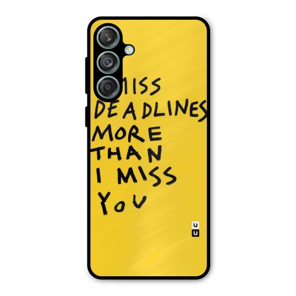Deadlines Metal Back Case for Galaxy M55 5G