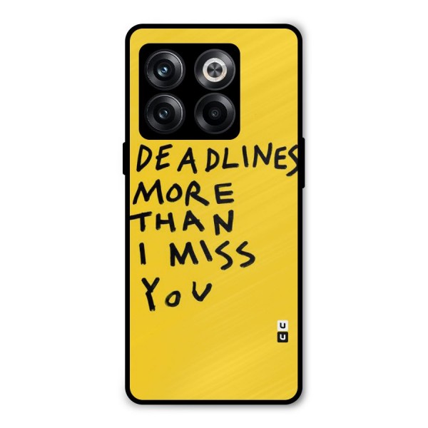Deadlines Metal Back Case for OnePlus 10T