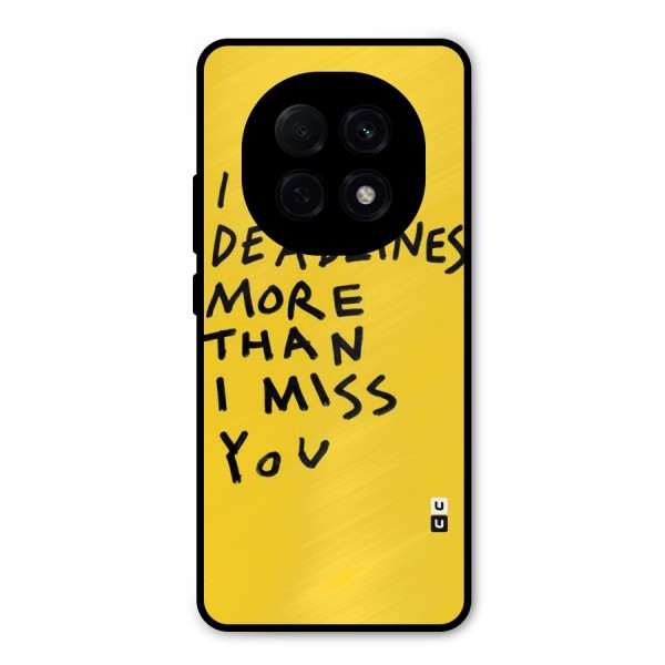 Deadlines Metal Back Case for Oppo F29 Pro