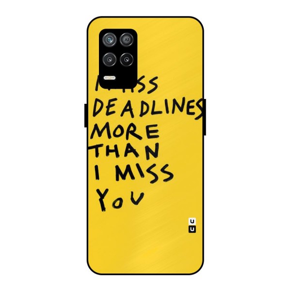 Deadlines Metal Back Case for Realme 9 5G