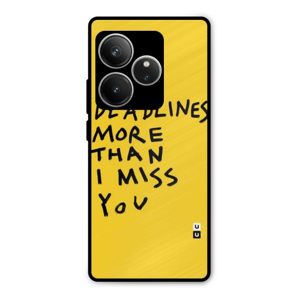 Deadlines Metal Back Case for Realme GT 6