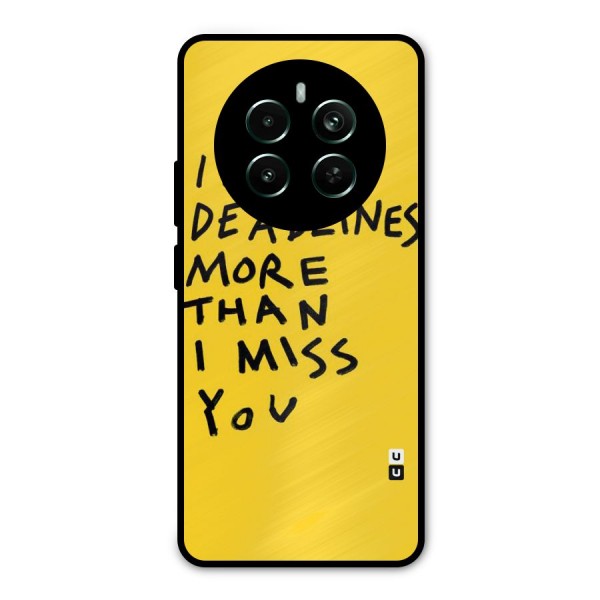 Deadlines Metal Back Case for Realme Narzo 70 Pro