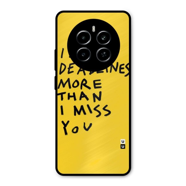 Deadlines Metal Back Case for Realme P1