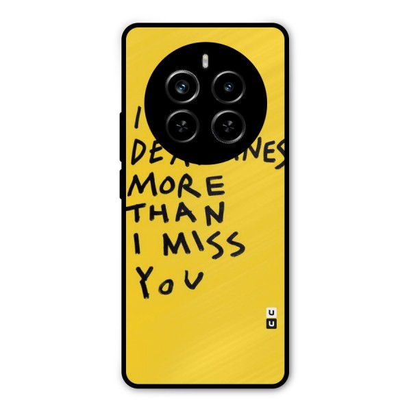 Deadlines Metal Back Case for Realme P1 Pro