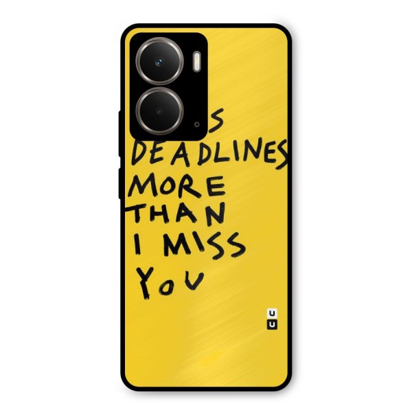 Deadlines Metal Back Case for Realme P3