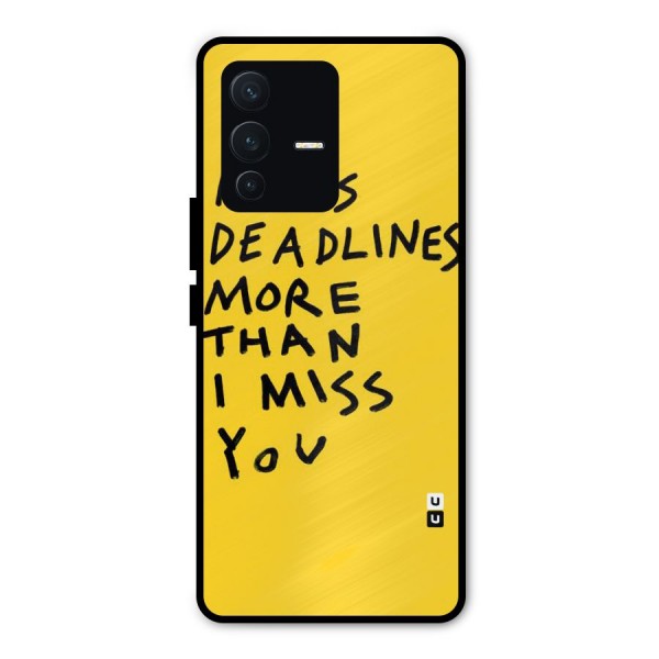 Deadlines Metal Back Case for Vivo V23 Pro