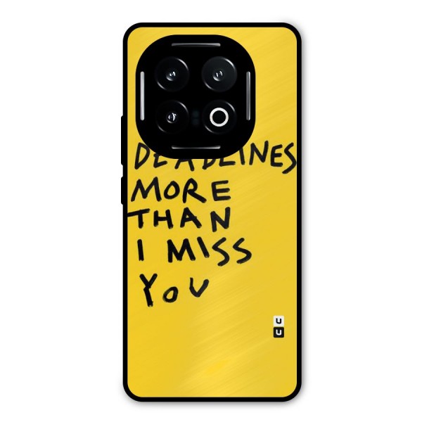 Deadlines Metal Back Case for iQOO 13
