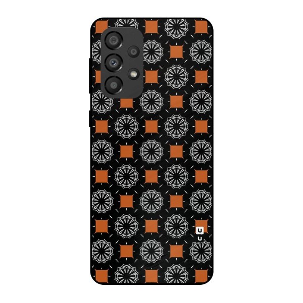 Decorative Wrapping Pattern Metal Back Case for Galaxy A33 5G