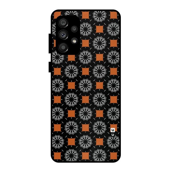 Decorative Wrapping Pattern Metal Back Case for Galaxy A73 5G